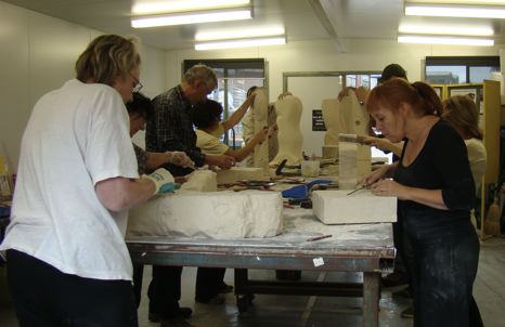 Limestone carving workshop